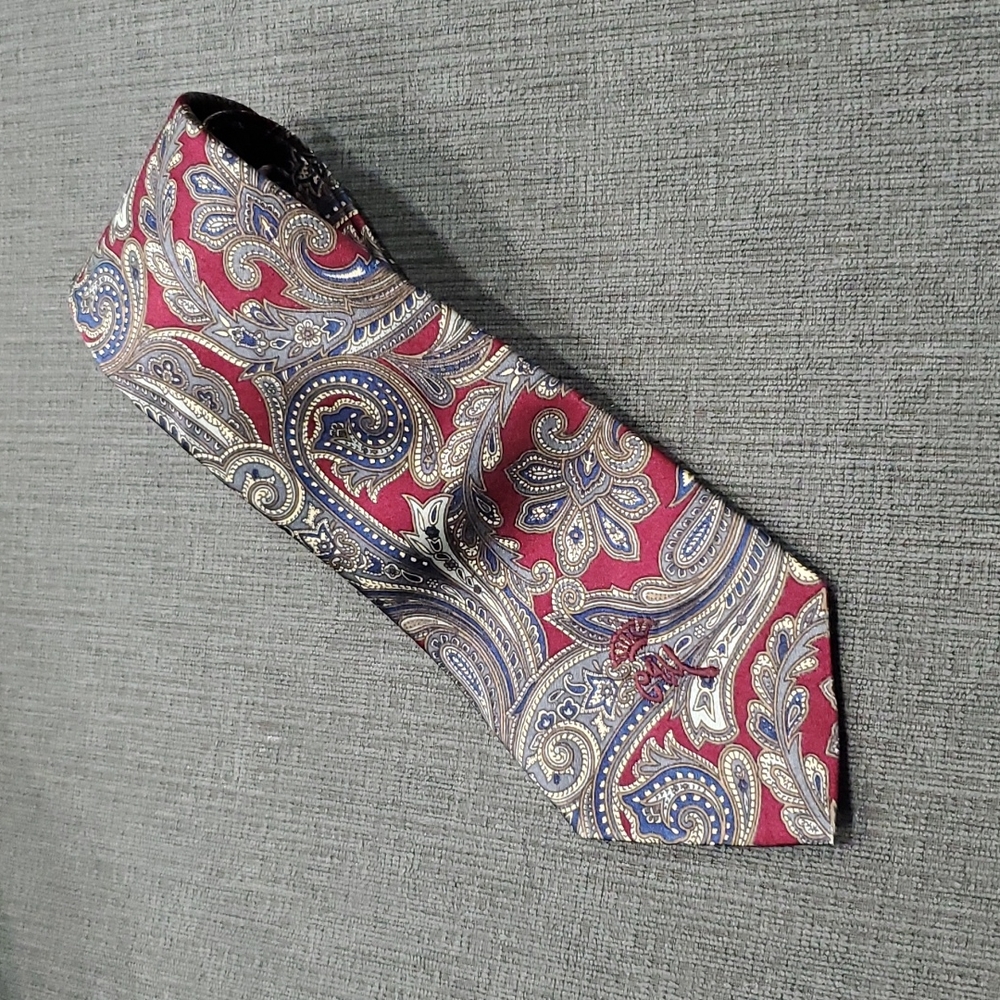 💥50% sale💥Countess Wara Sistine Satin paisley tie #305